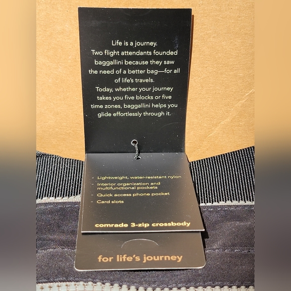 Baggalini Comrade 3-Zip Crossbody BRAND NEW ☆with the 🏷tags! - Picture 4 of 11